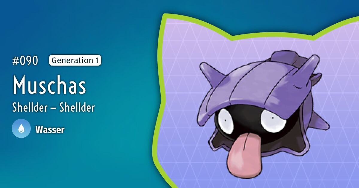 090 Muschas — Pokémon GODex — Bisafans.de