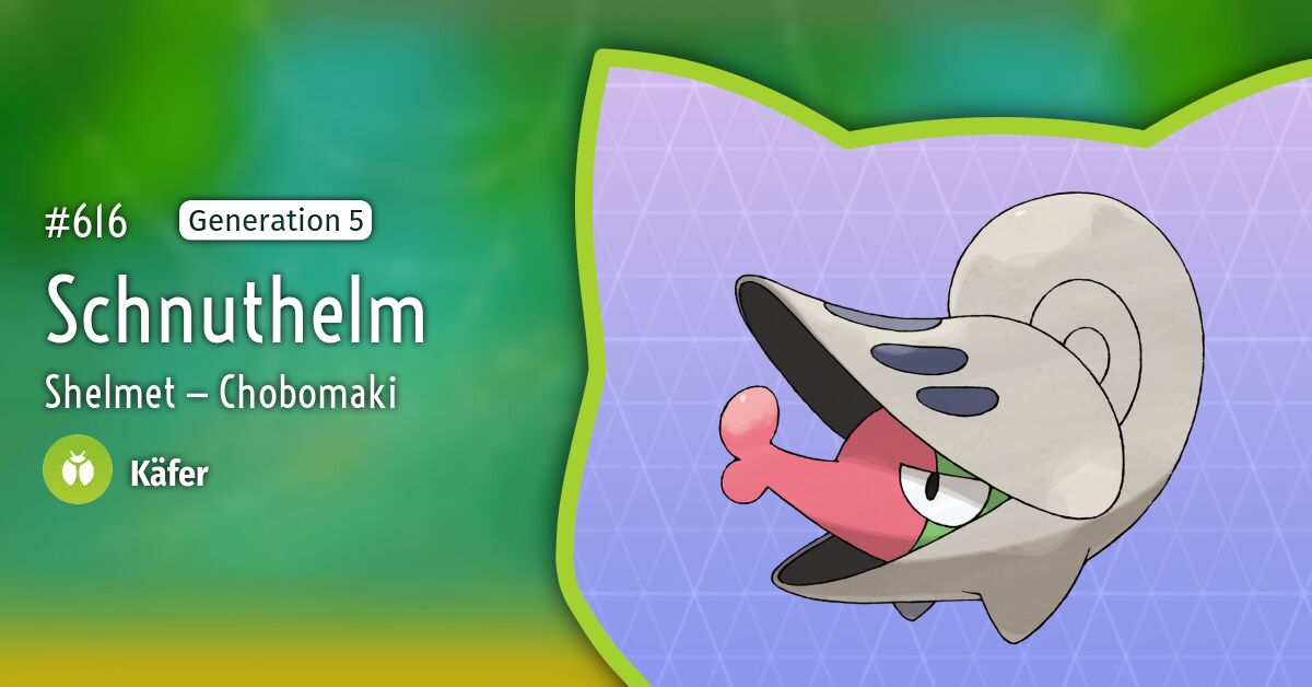 #616 Schnuthelm — Pokémon GO-Dex — Bisafans.de