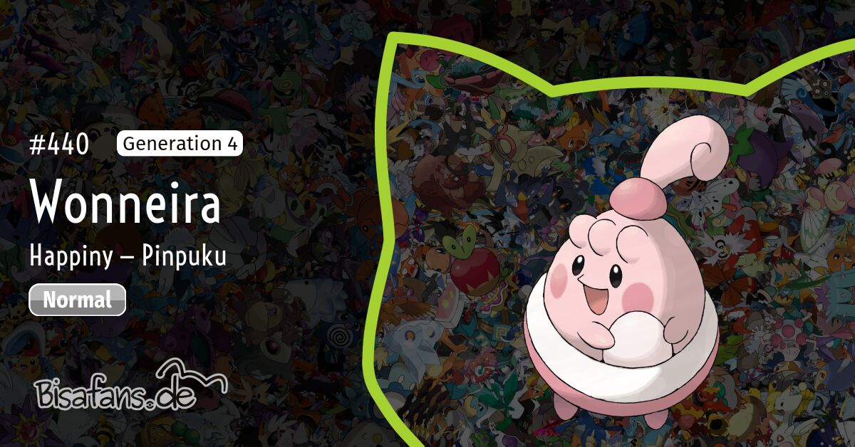 #440 — Wonneira im Pokédex — Bisafans.de