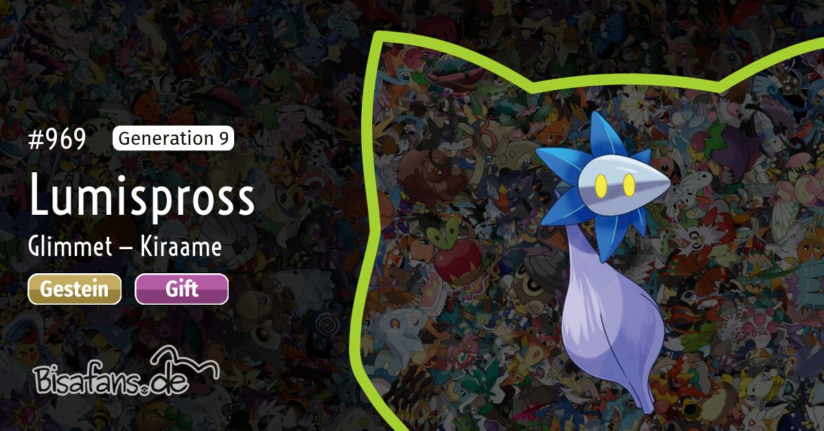 969 — Lumispross im Pokédex — Bisafans.de