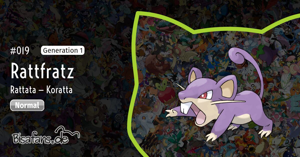 #019 — Rattfratz im Pokédex — Bisafans.de